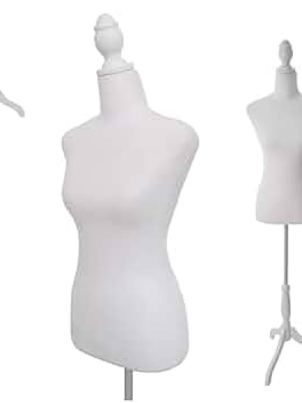 Women's White Dress Form Mannequin Top Display
